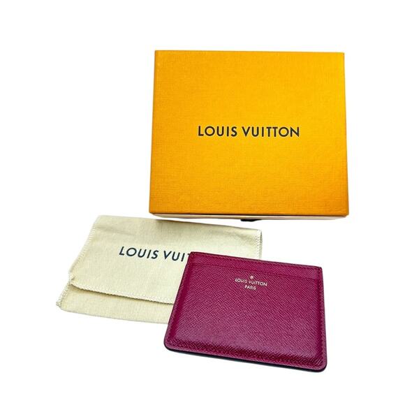 Louis Vuitton Cardholder/Wallet Insert Red with Box & Dust Bag (18639) - Picture 7 of 11